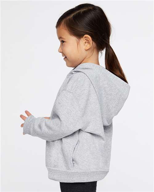 Heather Toddler Pullover Fleece Hoodie - 3326