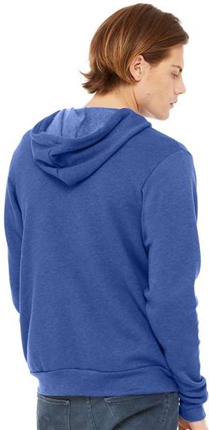 Heather True Royal Sponge Fleece Full-Zip Hoodie - 3739