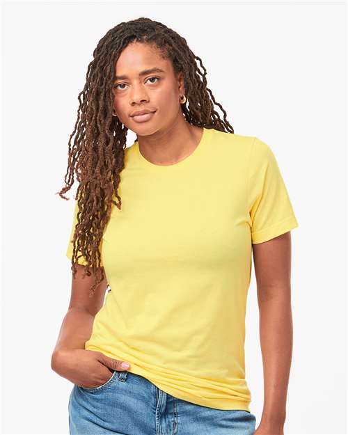 Heather Yellow Combed CVC T-Shirt - 602CVC