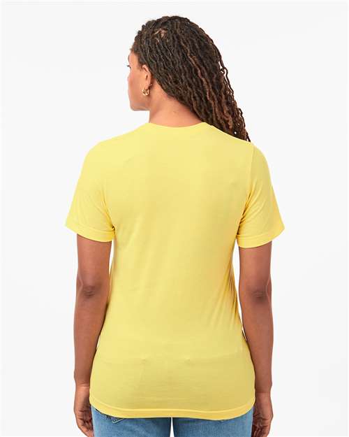Heather Yellow Combed CVC T-Shirt - 602CVC
