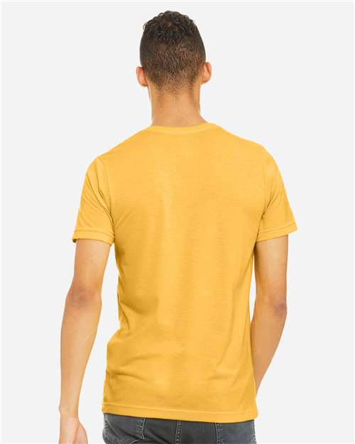 Heather Yellow Gold CVC Jersey Tee - 3001CVC