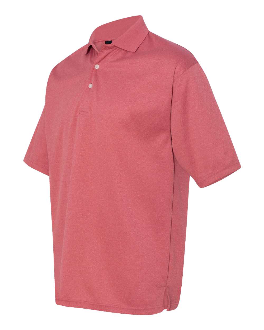 Heathered Red Moisture Free Mesh Polo - 0469