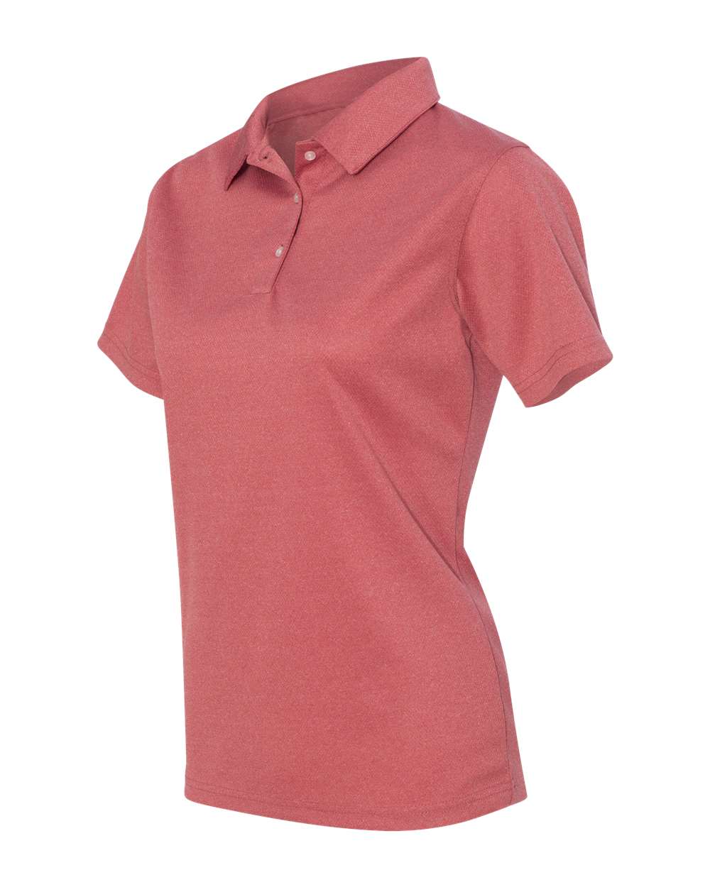 Heathered Red Women's Moisture Free Mesh Polo - 5469