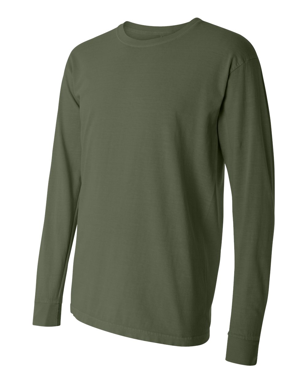 Hemp Garment-Dyed Heavyweight Long Sleeve T-Shirt - 6014