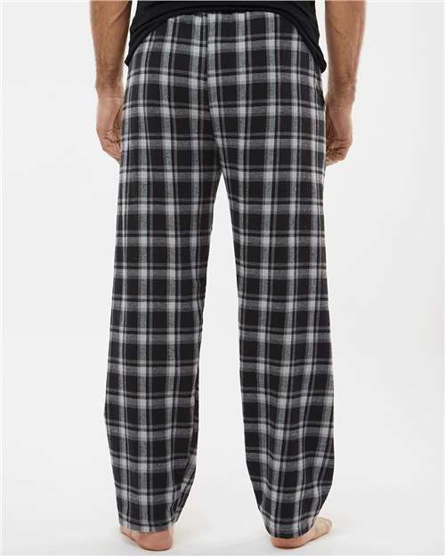 Heritage Black Plaid Harley Flannel Pants - BM6624