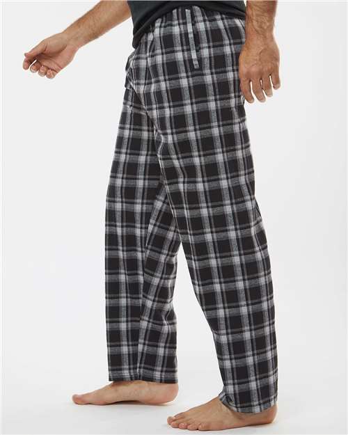 Heritage Black Plaid Harley Flannel Pants - BM6624
