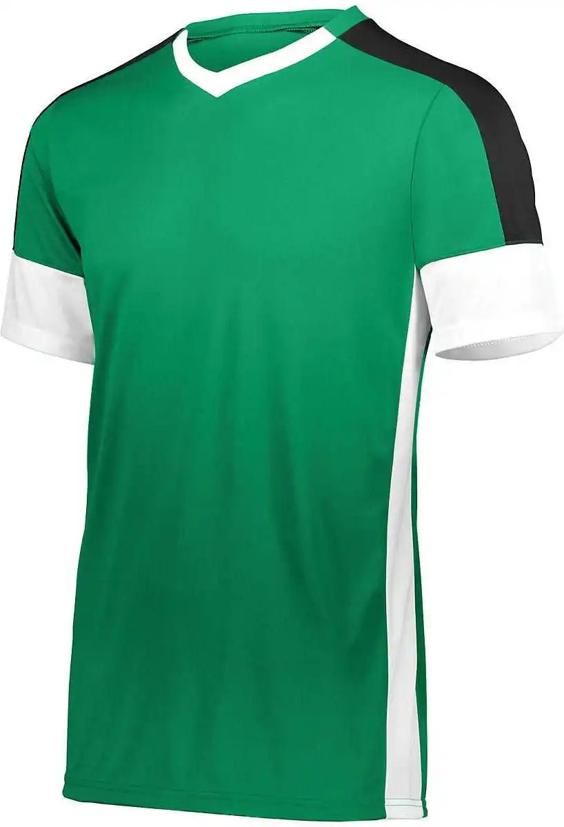 High Five 322931 Youth Wembley Soccer Jersey - Kelly White Black