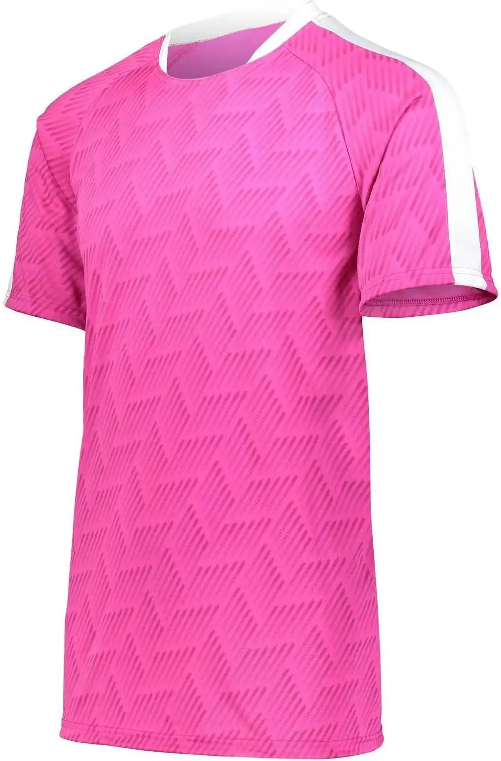 High Five 322981 Youth Hypervolt Jersey - Power Pink Print White - s