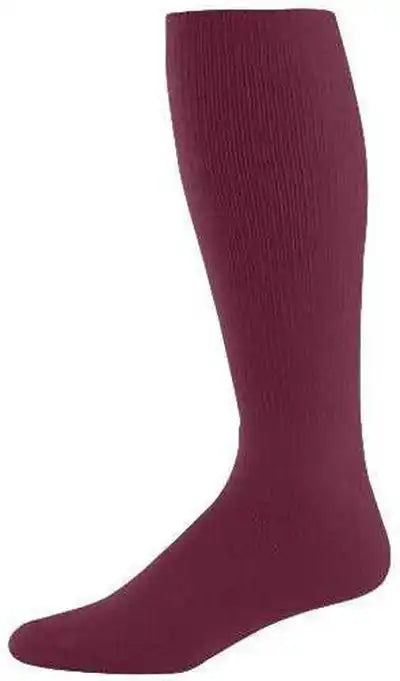 High Five 328030 Athletic Knee Socks - Maroon Hlw