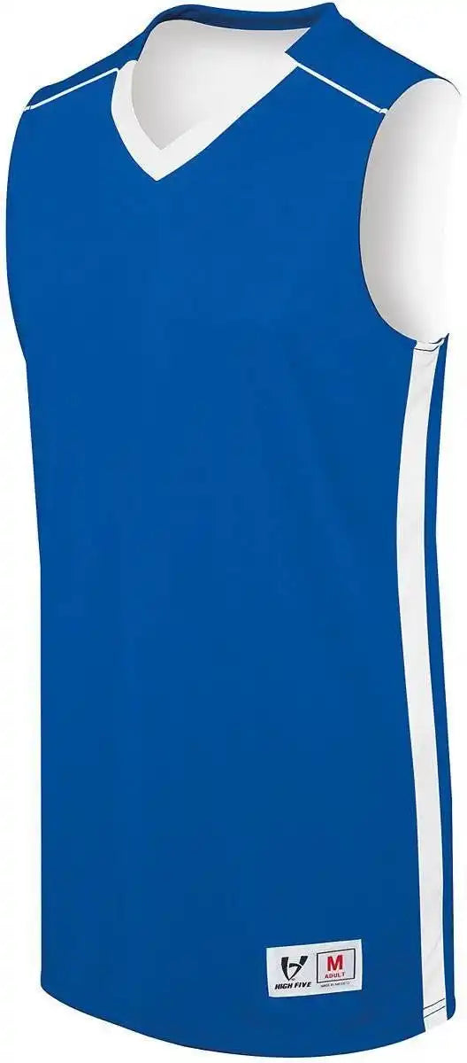 High Five 332401 Youth Competition Jersey - Royal White