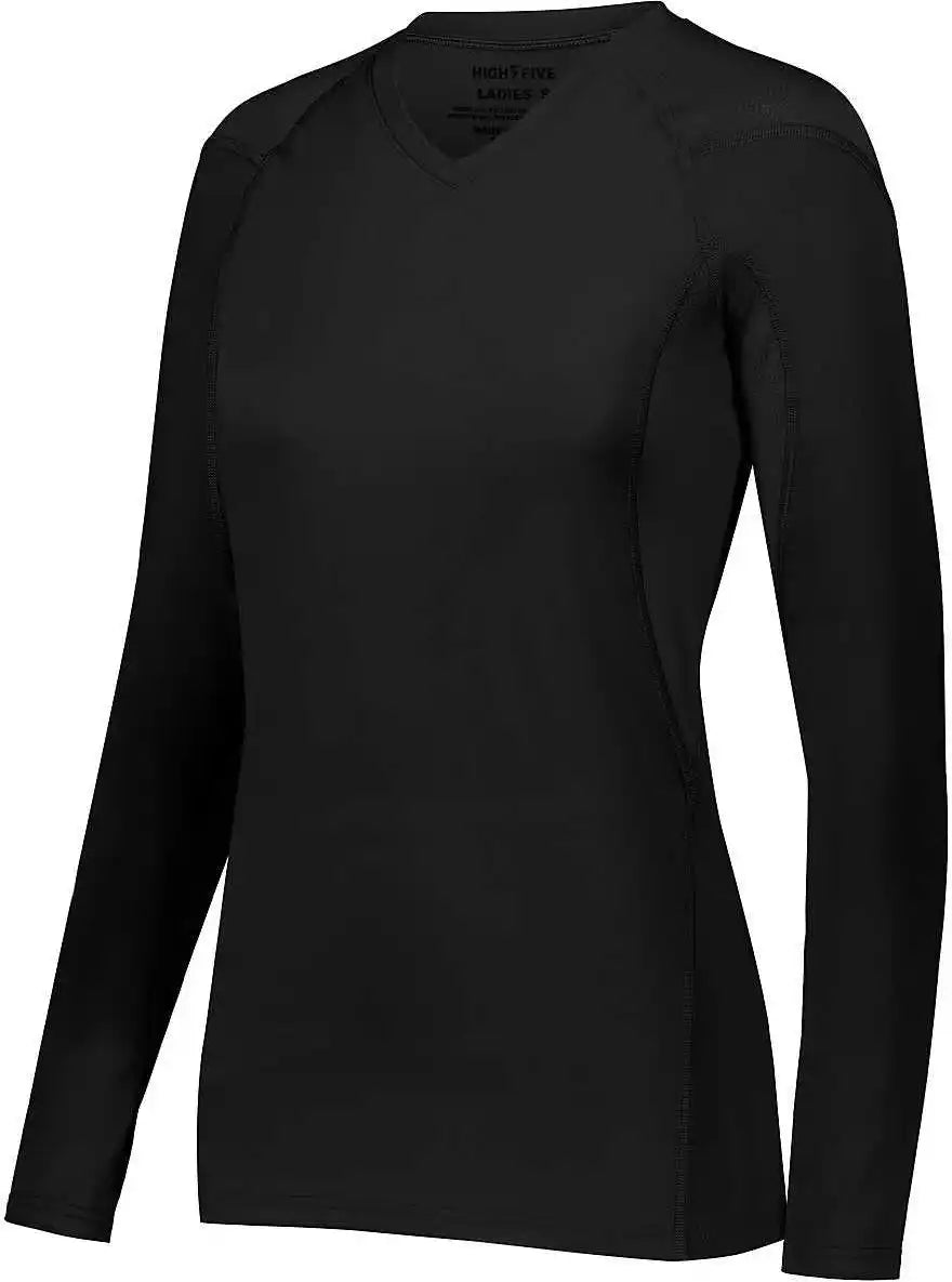 High Five 342212 Ladies Truhit Long Sleeve Jersey - Black