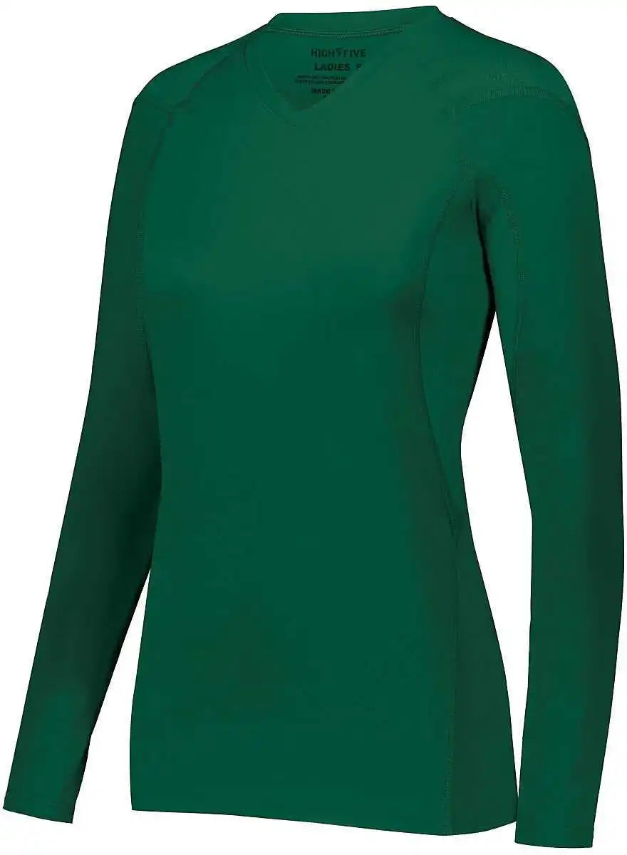 High Five 342212 Ladies Truhit Long Sleeve Jersey - Forest