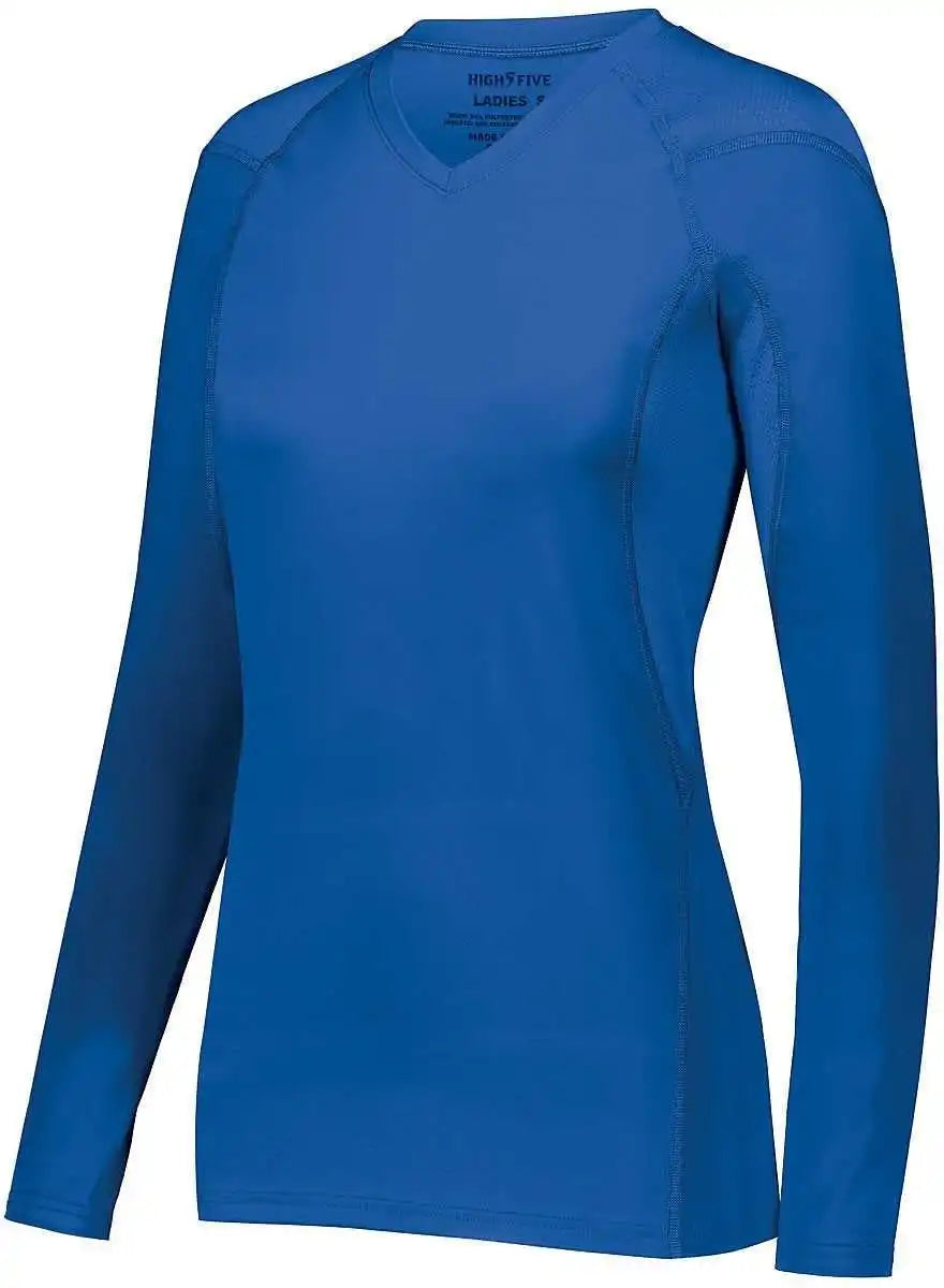 High Five 342213 Girls Truhit Long Sleeve Jersey - Royal
