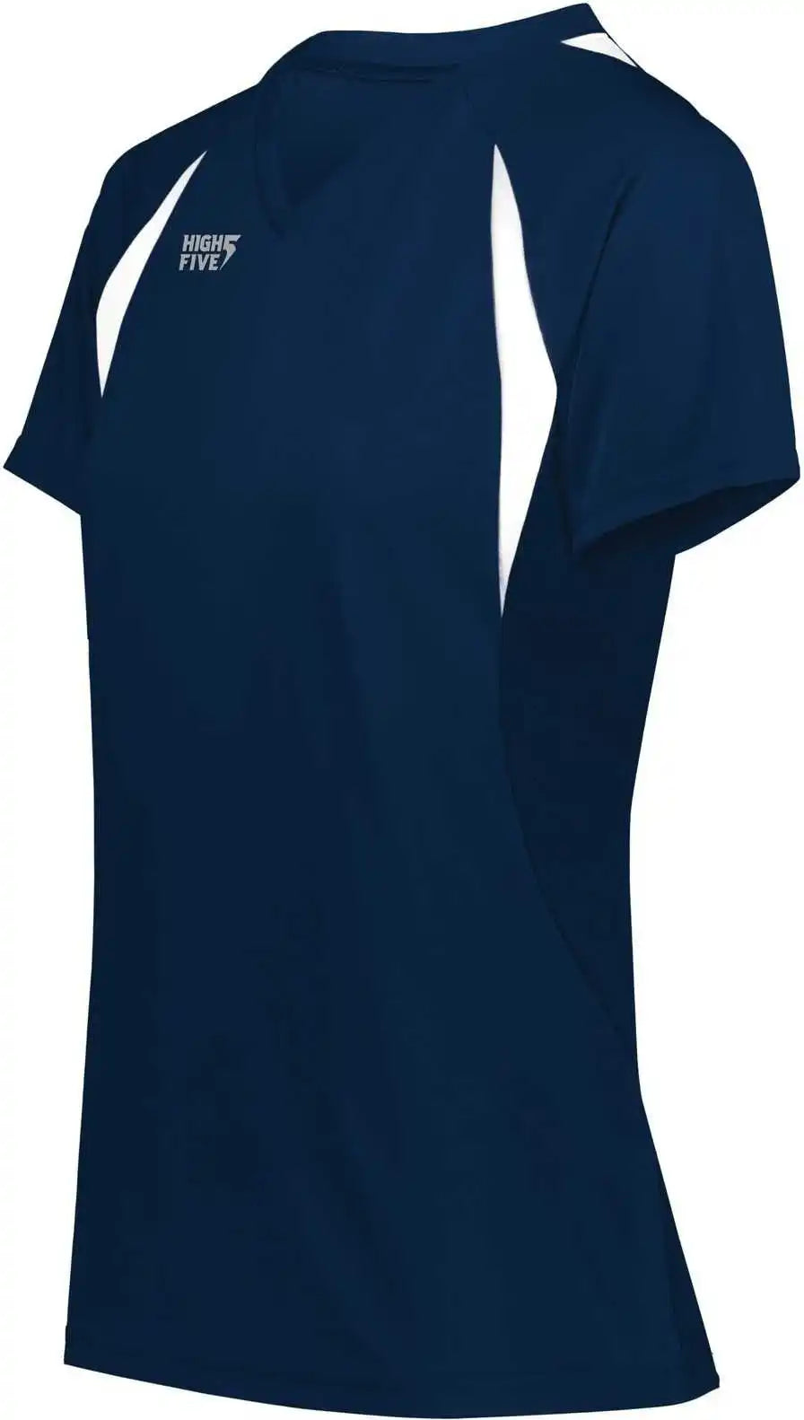 High Five 342232 Ladies Color Cross Jersey - Navy White