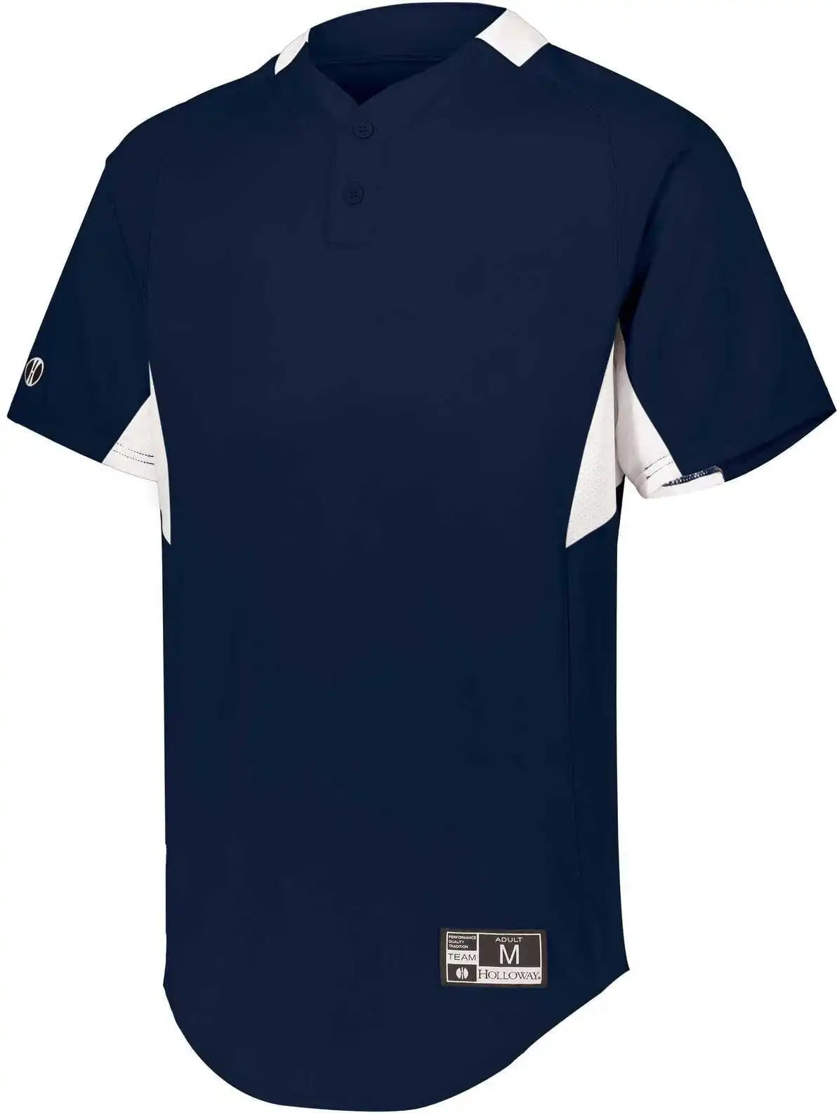 Holloway 221224 Youth Game7 Two-button Baseball Jersey - Navy White