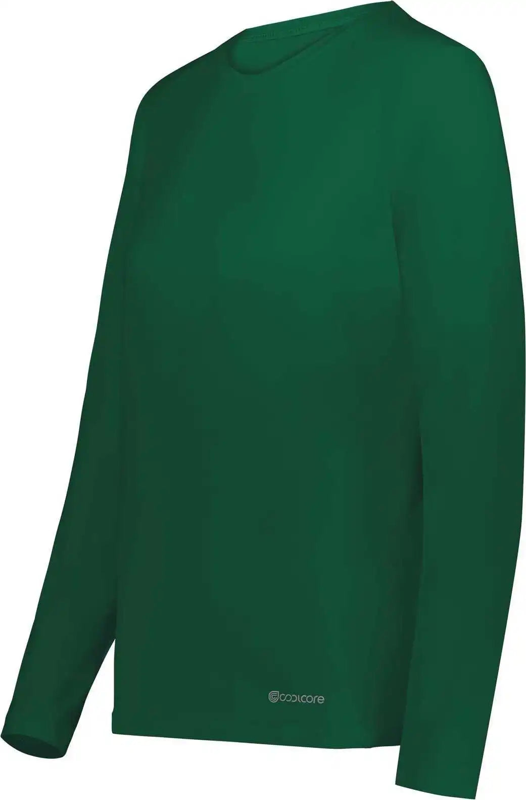 Holloway 222338 Ladies Coolcore Essential Long Sleeve Tee - Dark Green
