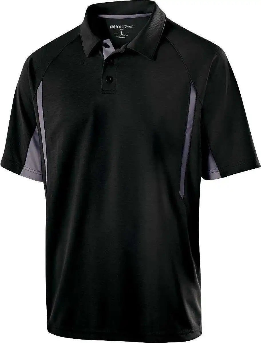 Holloway 222530 Avenger Polo Short Sleeve - Black Graphite