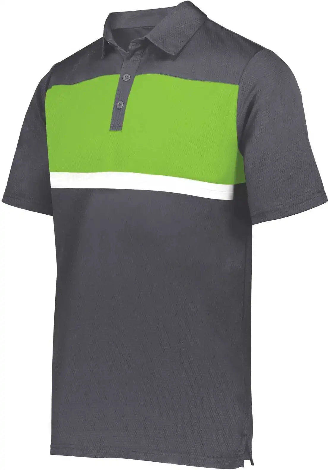 Holloway 222576 Prism Bold Polo - Carbon Lime