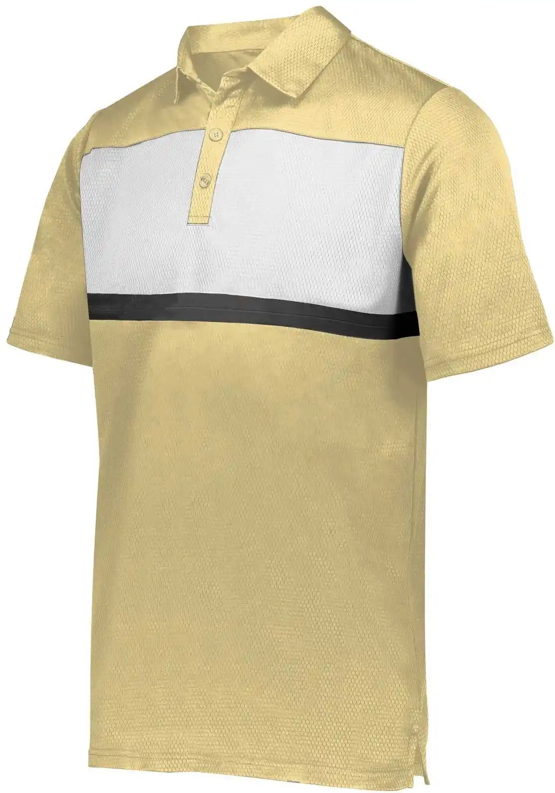 Holloway 222576 Prism Bold Polo - Vegas Gold White