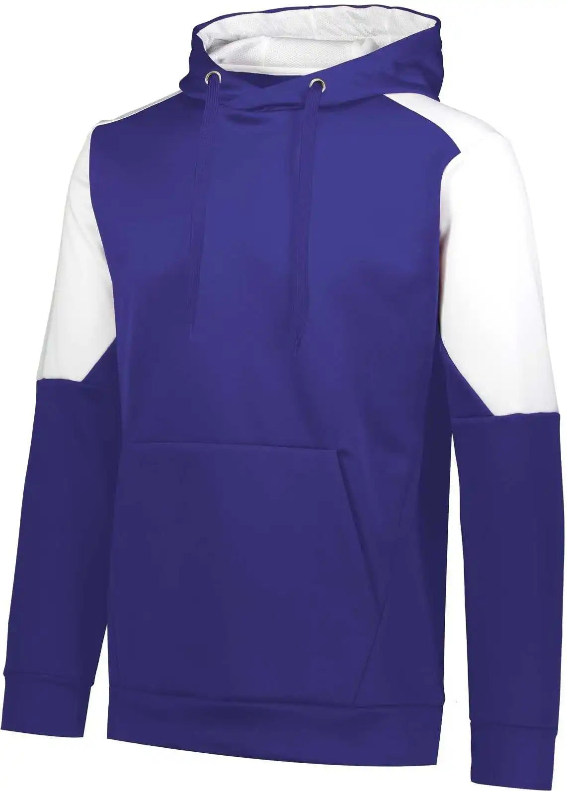 Holloway 222640 Youth Blue Chip Hoodie - Purple White