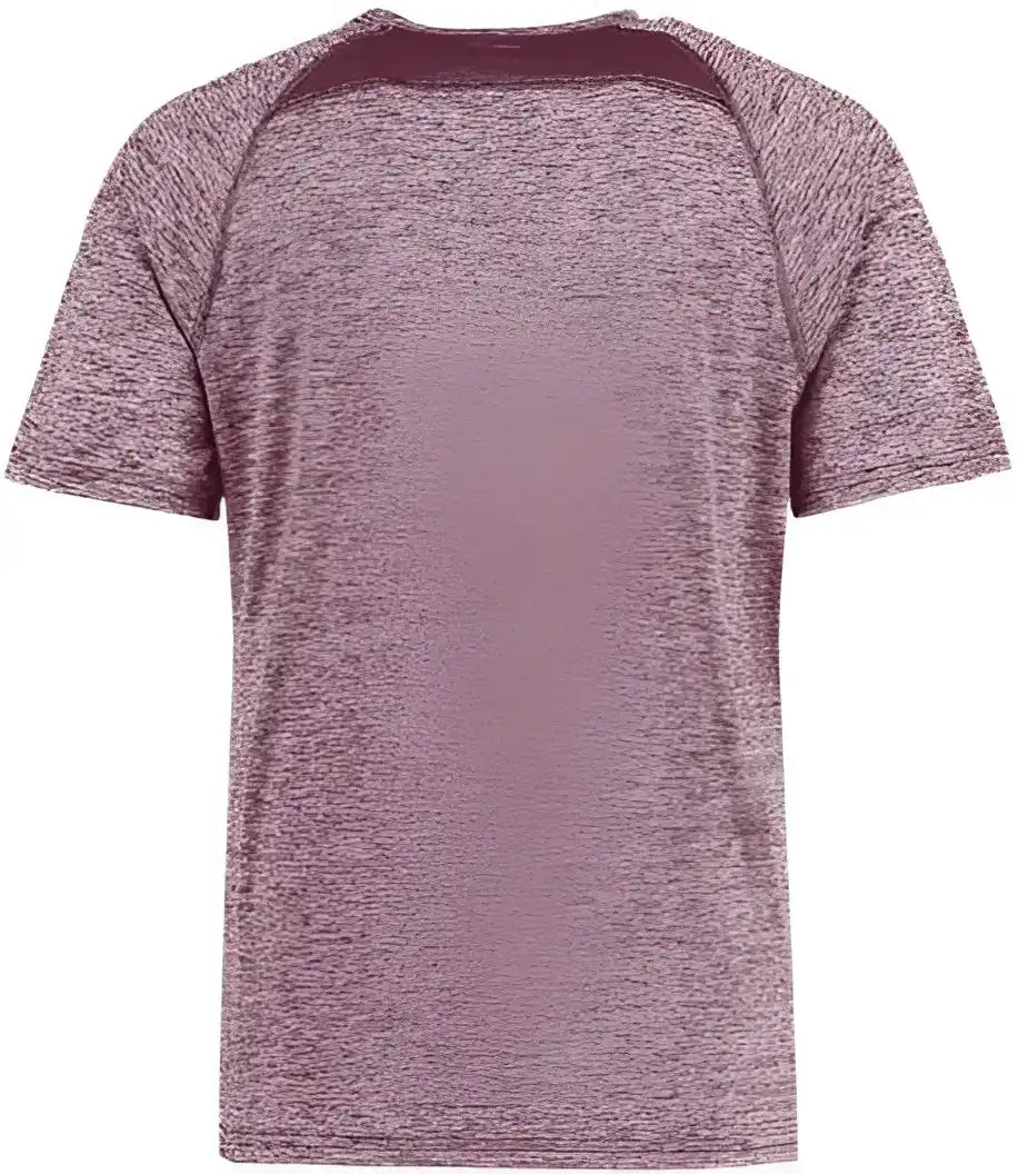 Holloway 222671 Youth Electrify Coolcore T-shirt - Maroon Heather