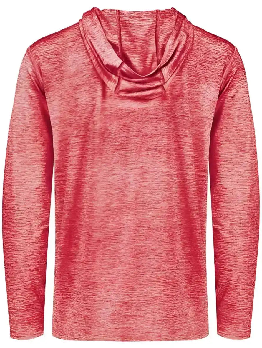 Holloway 222689 Youth Electrify Coolcore Hooded Pullover - Scarlet Heather