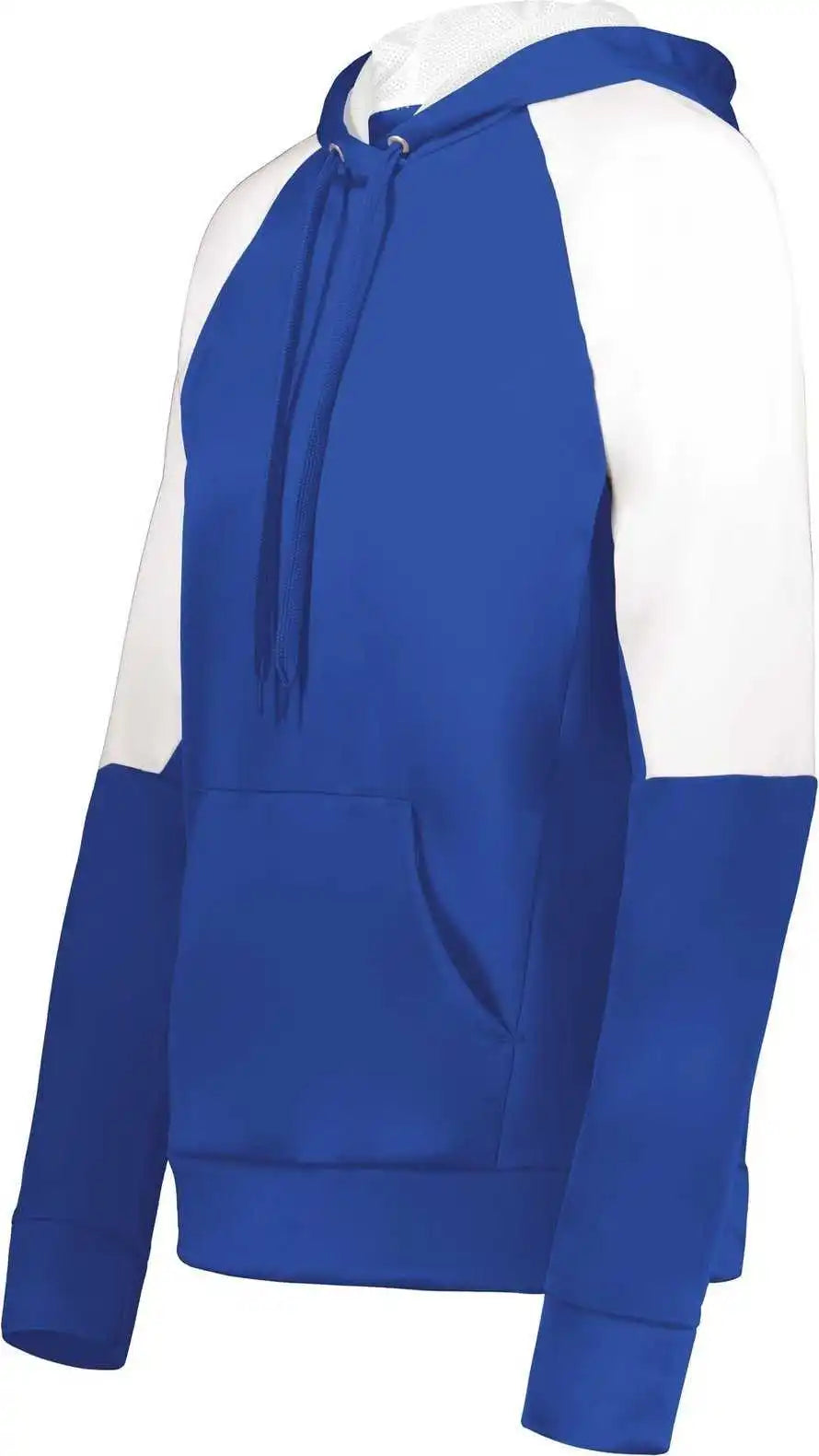 Holloway 222740 Ladies Momentum Team Fleece Hoodie - Royal White