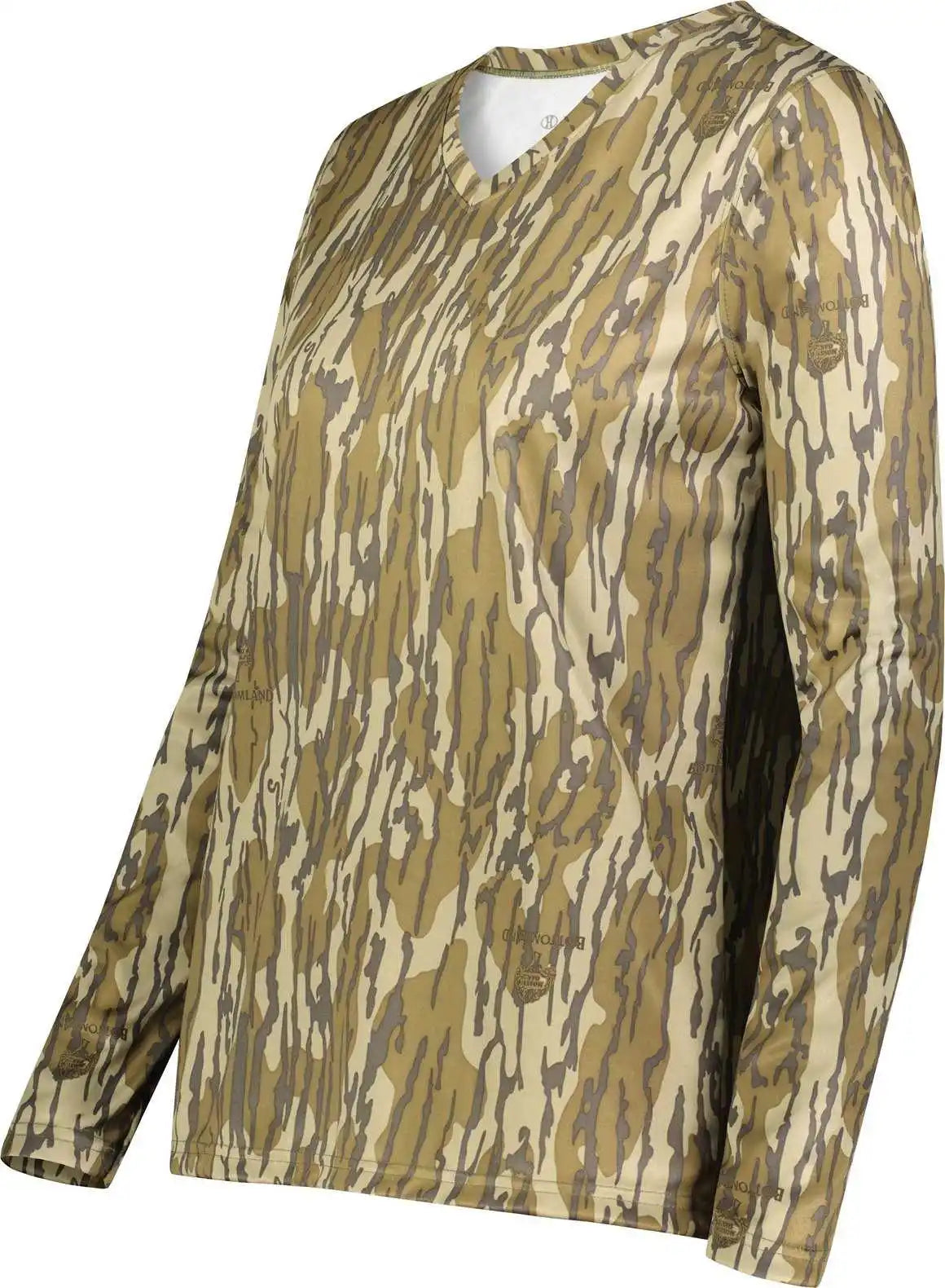 Holloway 222838 Ladies Mossy Oak Momentum Long Sleeve Tee - Original Bottomland