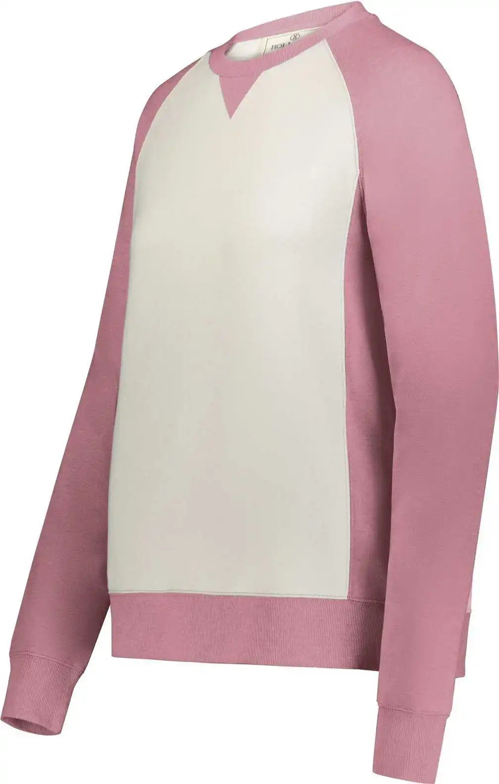 Holloway 223490 Ladies Ivy League Fleece Crew - Dusty Rose Heather Birch