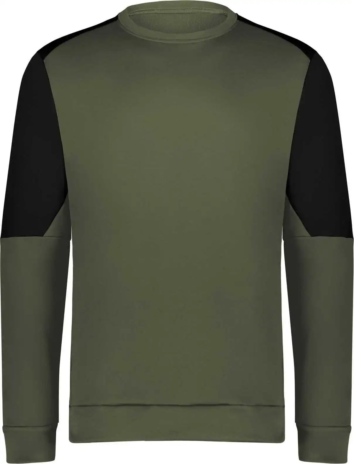Holloway 223525 Momentum Team Fleece Crew - Olive Black