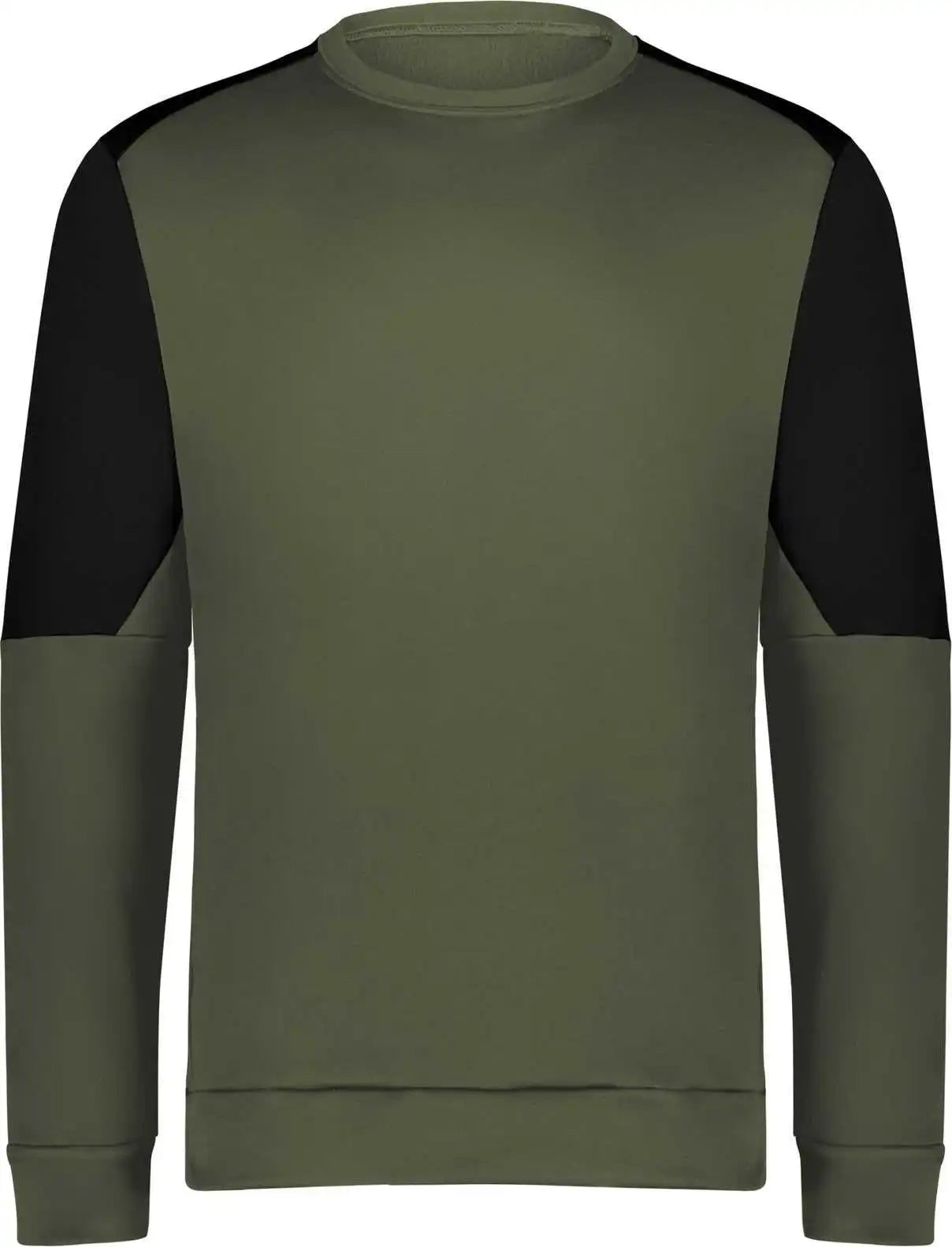 Holloway 223525 Momentum Team Fleece Crew - Olive Black