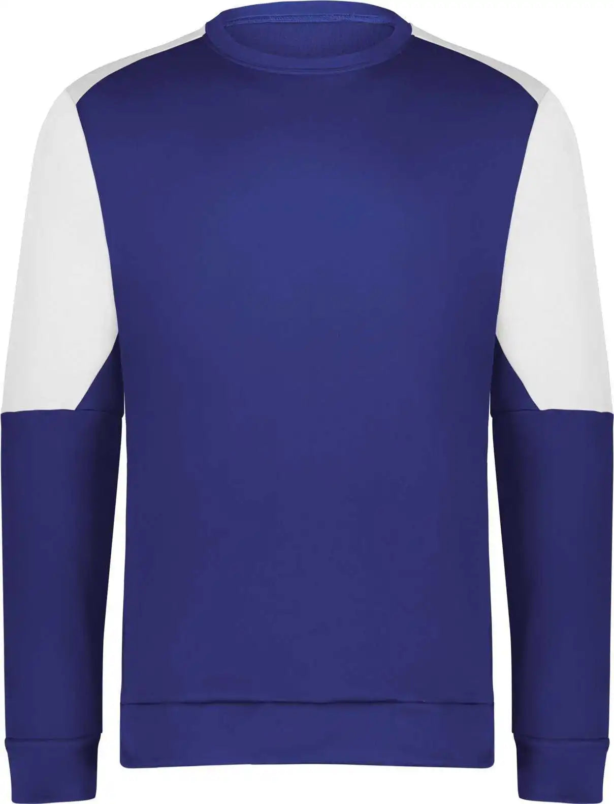 Holloway 223525 Momentum Team Fleece Crew - Purple White