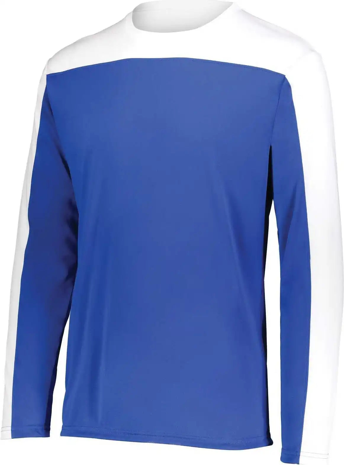 Holloway 223602 Youth Momentum Team Long Sleeve Tee - Royal White