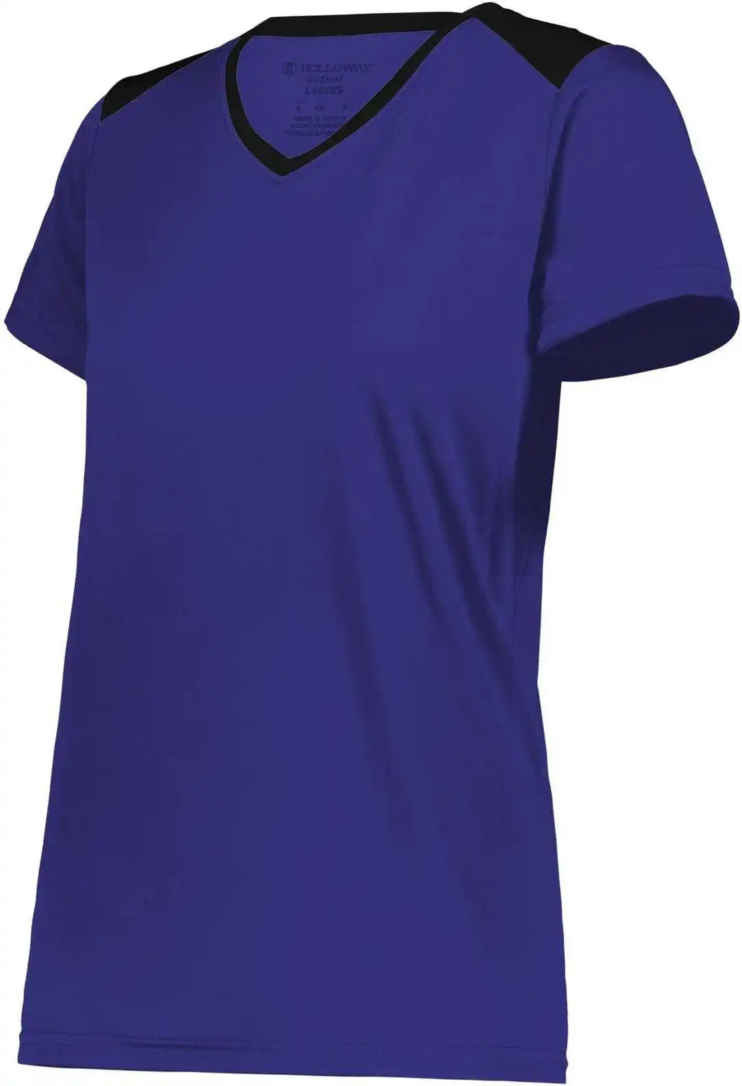 Holloway 223701 Ladies Momentum Team Tee - Purple Black