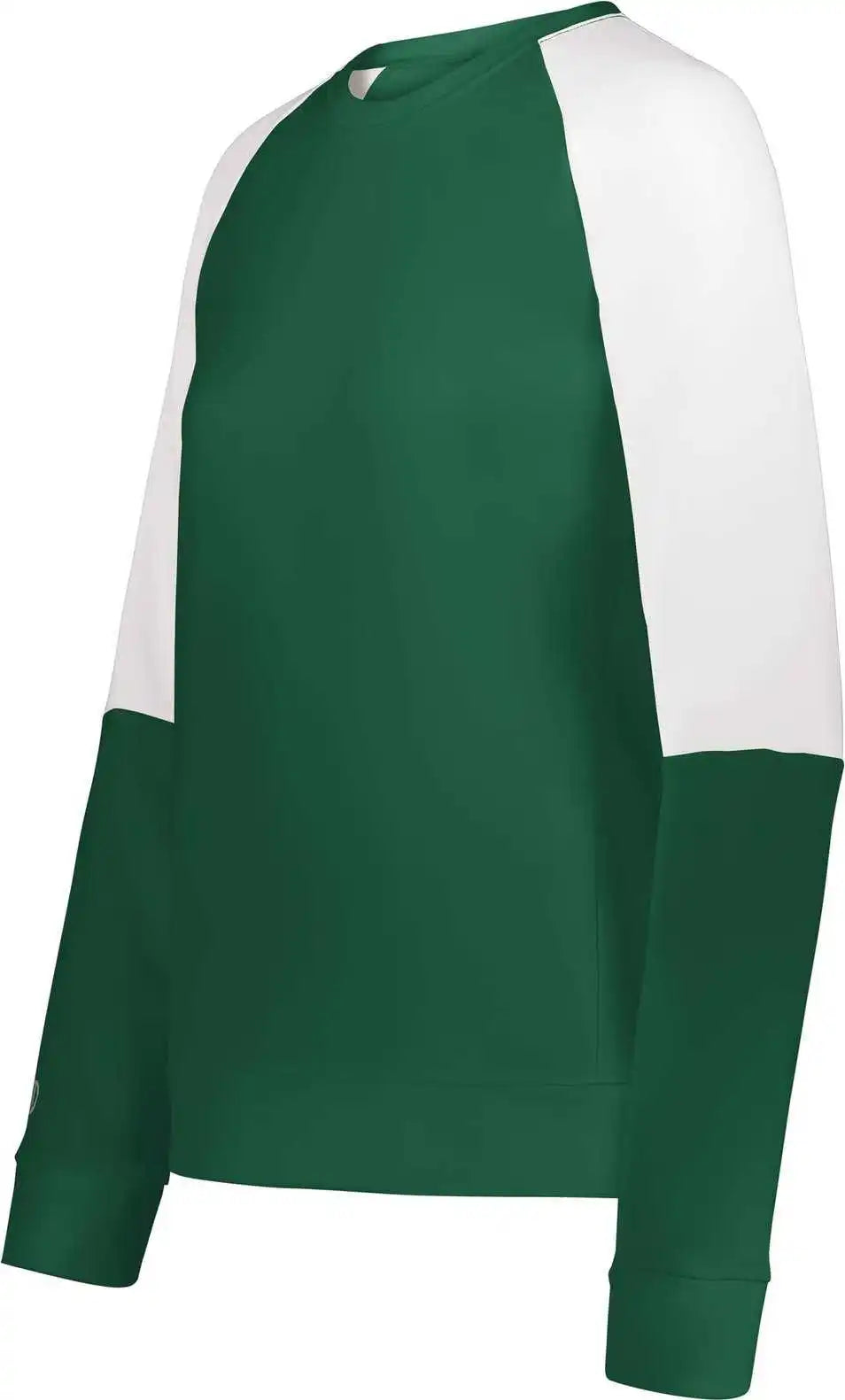 Holloway 223725 Ladies Momentum Team Fleece Crew - Dark Green White
