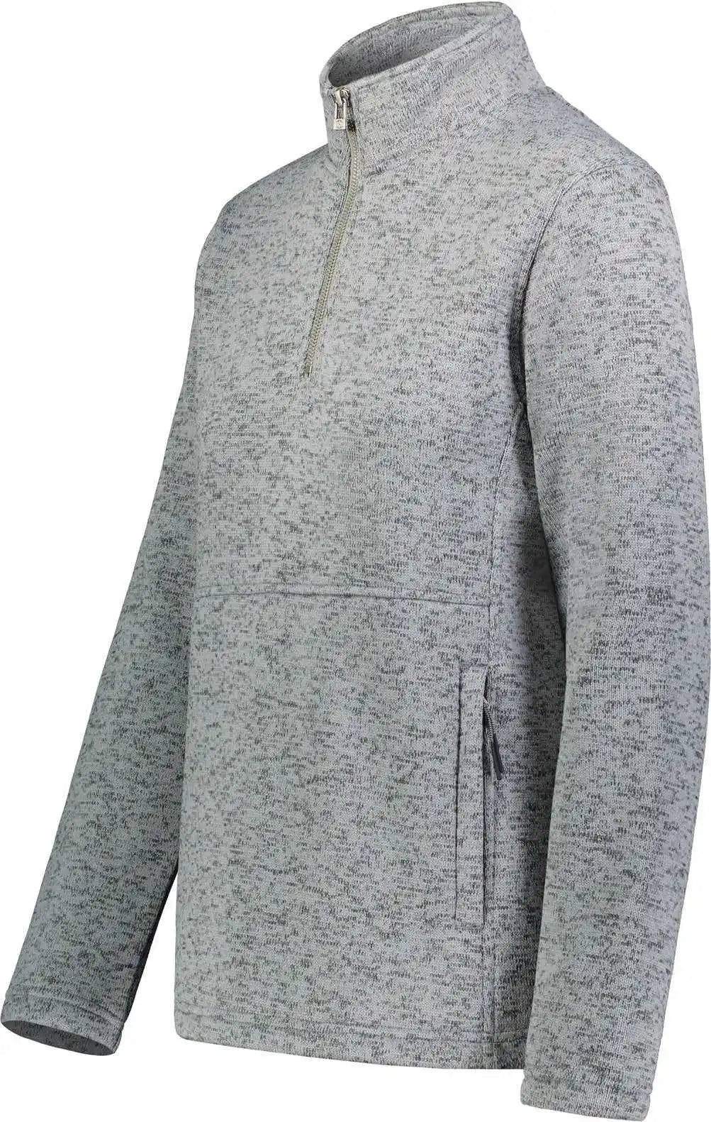 Holloway 223740 Ladies Alpine Sweater Fleece 1/4 Zip Pullover - Graphite Heather