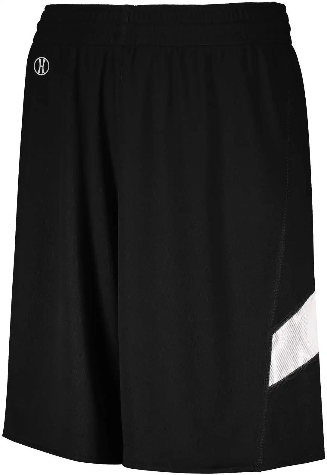 Holloway 224279 Youth Dual-side Single Ply Basketball Shorts - Black White