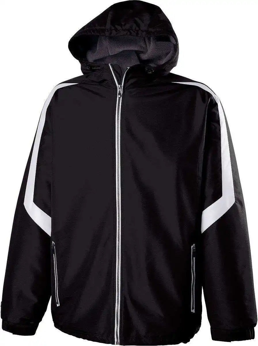 Holloway 229259 Youth Charger Jacket - Black White