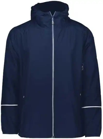 Holloway 229582 Packable Hooded Jacket - Navy