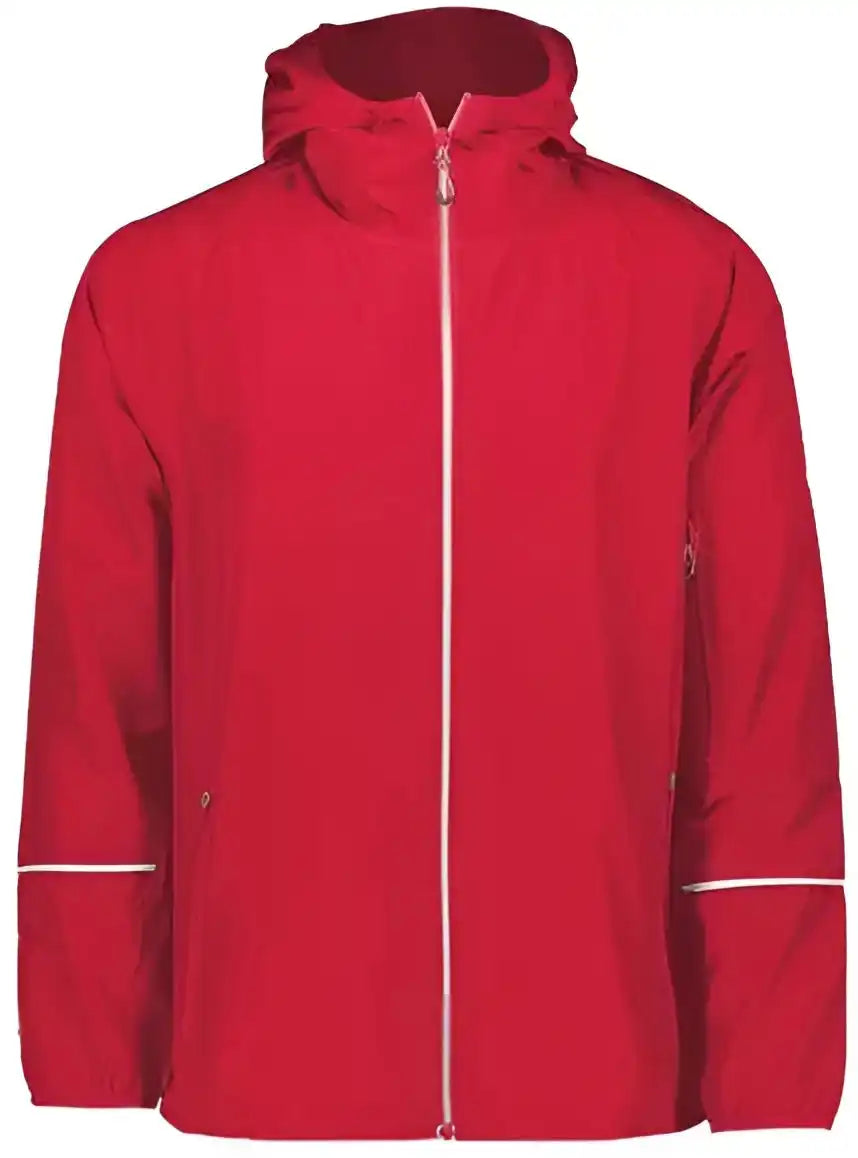 Holloway 229582 Packable Hooded Jacket - Scarlet