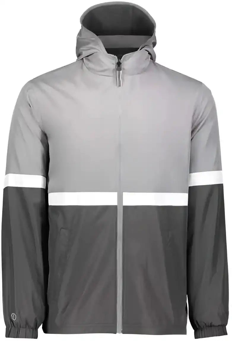 Holloway 229587 Turnabout Reversible Hooded Jacket - Athletic Gray Carbon