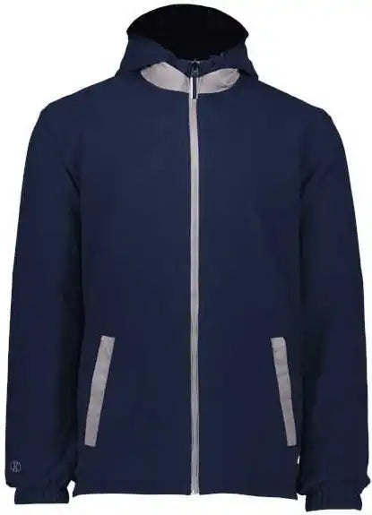 Holloway 229587 Turnabout Reversible Hooded Jacket - Navy Carbon