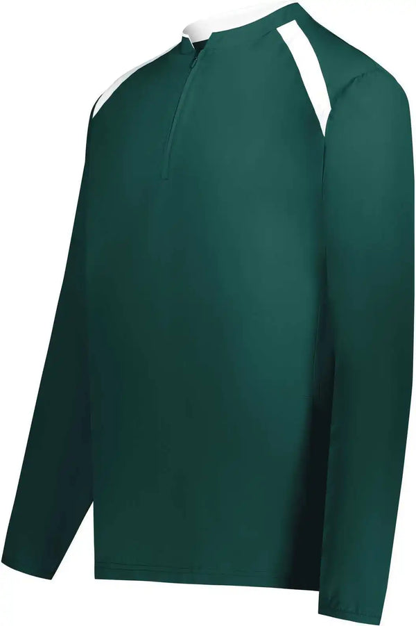 Youth Clubhouse Pullover Dark Green Holloway - HIT a Double