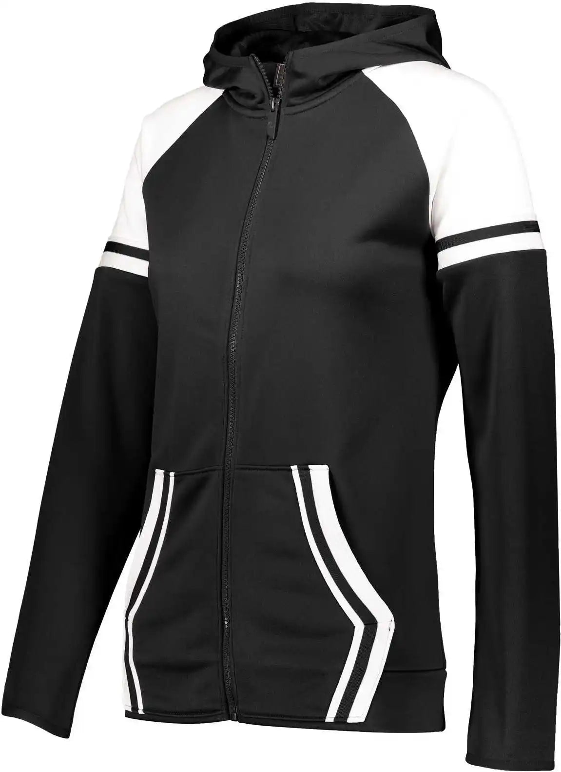Holloway 229761 Ladies Retro Grade Jacket - Black White