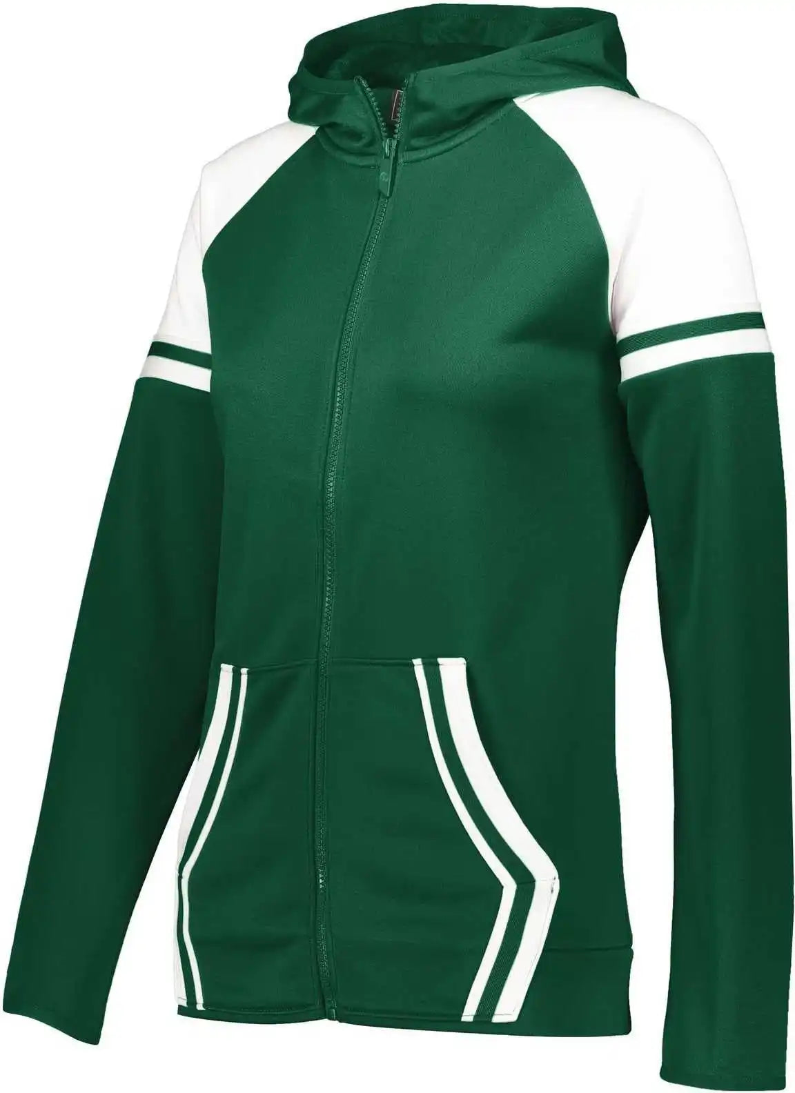 Holloway 229761 Ladies Retro Grade Jacket - Forest White