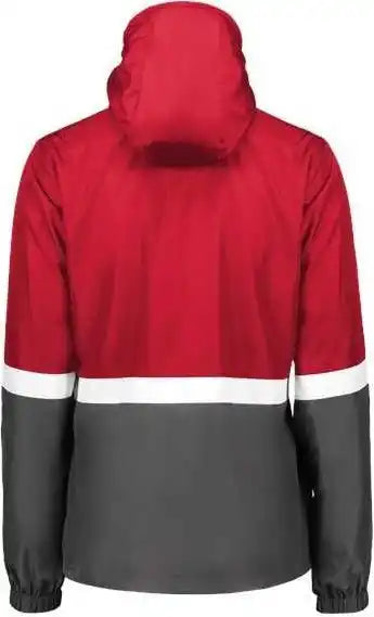 Holloway 229787 Women’s Turnabout Reversible Hooded Jacket - Scarlet Carbon