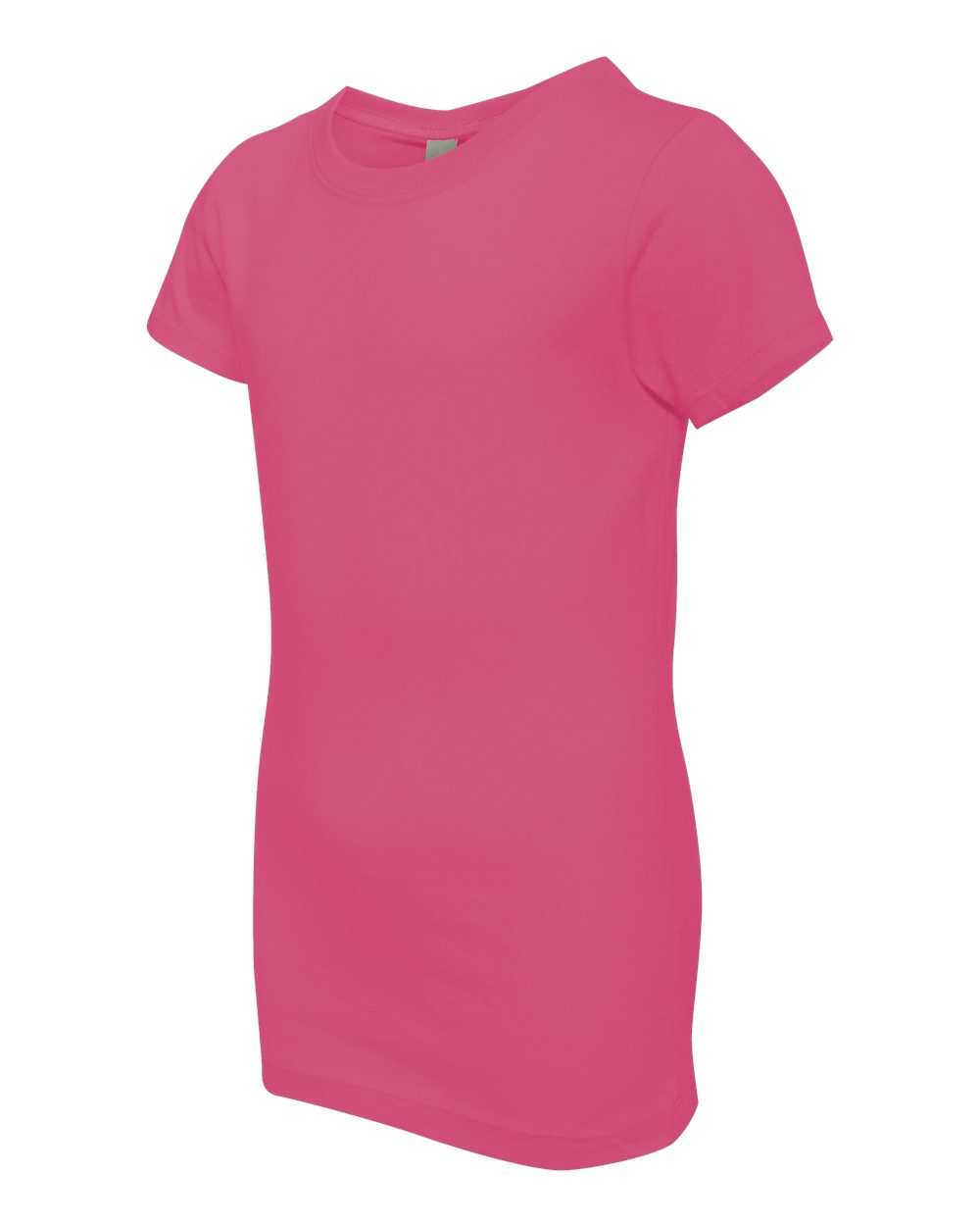 Hot Pink Girls’ Cotton Princess T-Shirt - 3710