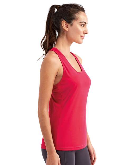 Hot Pink Women's Knot Back Venus Tank - TD042