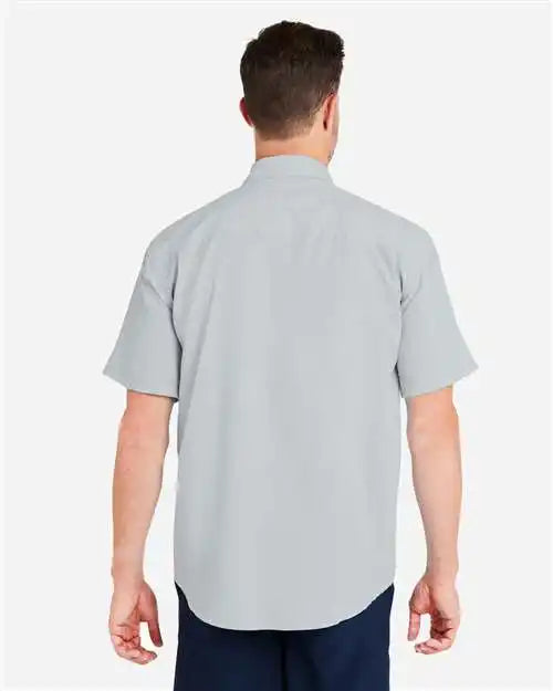 Huk H150171 Tide Point Short Sleeve Shirt - Harbor Mist