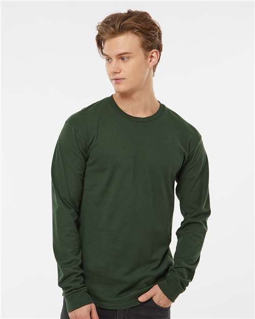 Hunter Green Heavyweight Jersey Long Sleeve T-Shirt - 291